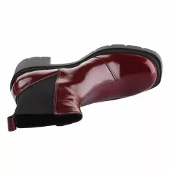 Boots Femme - MIGLIO - Rouge Bordeaux Verni Rouge -Promos BOOTS Femme Boutique 78746 vignettes 4