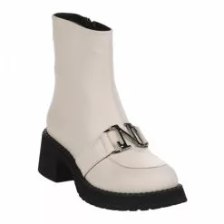 Boots Femme - MIGLIO - Beige Beige -Promos BOOTS Femme Boutique 79277