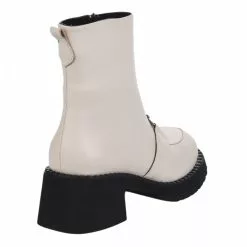 Boots Femme - MIGLIO - Beige Beige -Promos BOOTS Femme Boutique 79277 vignettes 3