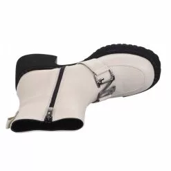 Boots Femme - MIGLIO - Beige Beige -Promos BOOTS Femme Boutique 79277 vignettes 4