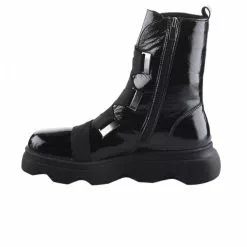 Boots Femme - MIGLIO - Noir Verni Noir -Promos BOOTS Femme Boutique 79280 vignettes 2