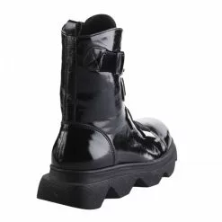 Boots Femme - MIGLIO - Noir Verni Noir -Promos BOOTS Femme Boutique 79280 vignettes 3