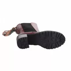 Boots Femme - MIGLIO - Rouge Bordeaux Rouge -Promos BOOTS Femme Boutique 79290 vignettes 5