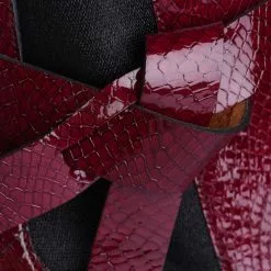 Boots Femme - MAJORELLE - Rouge Bordeaux Verni Rouge -Promos BOOTS Femme Boutique 79337 vignettes 6