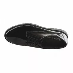 Chaussures à Lacets Femme - TAMARIS - Noir Verni Noir -Promos BOOTS Femme Boutique 79399 vignettes 4