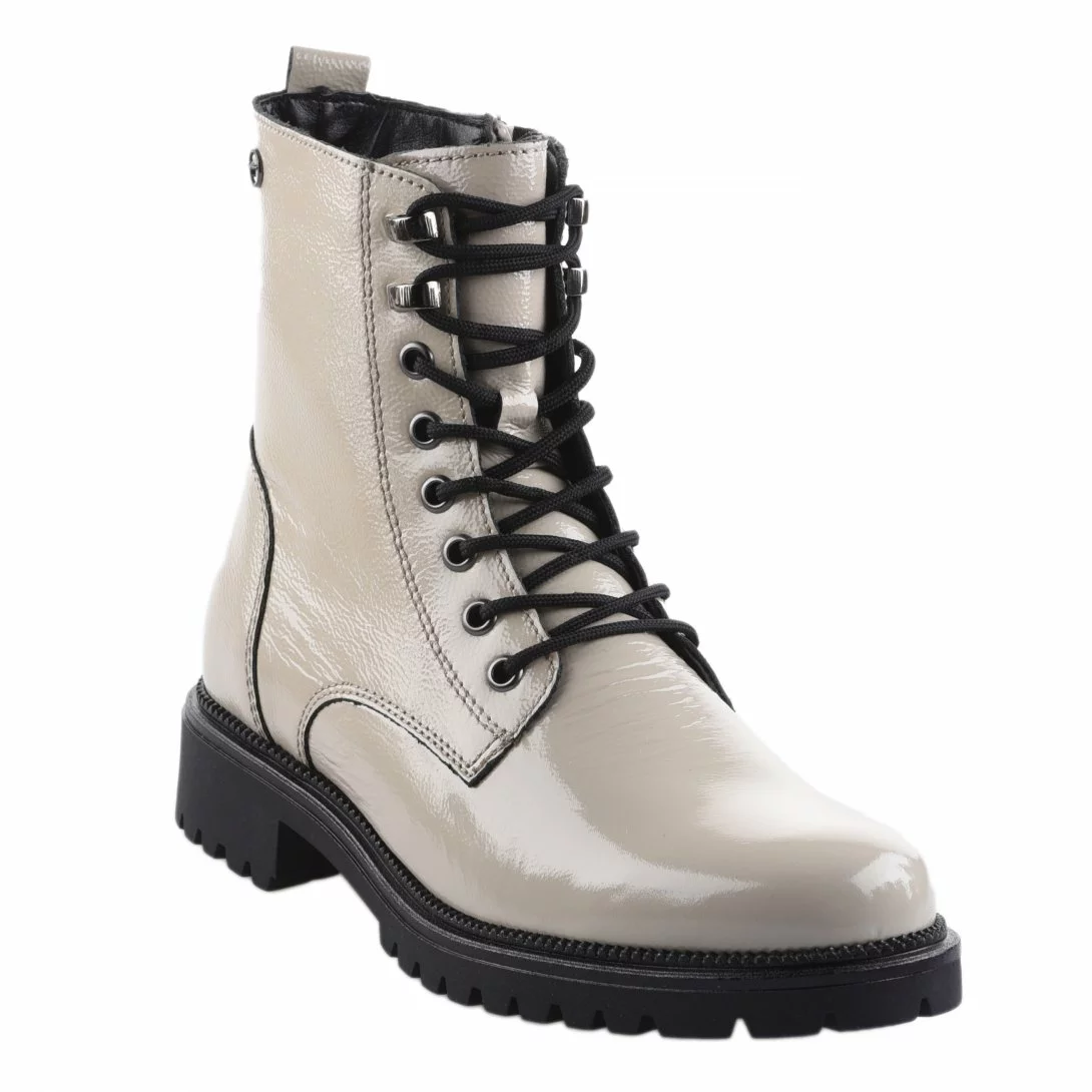 Bottines Femme - TAMARIS - Beige Verni Beige 4 Bottines Femme - TAMARIS - Beige Verni Beige – Image 2