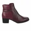 Boots Femme - TAMARIS - Rouge Bordeaux Rouge 1 Boots Femme - TAMARIS - Rouge Bordeaux Rouge -Promos BOOTS Femme Boutique 79505 vignettes 1