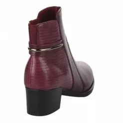 Boots Femme - TAMARIS - Rouge Bordeaux Rouge -Promos BOOTS Femme Boutique 79505 vignettes 3