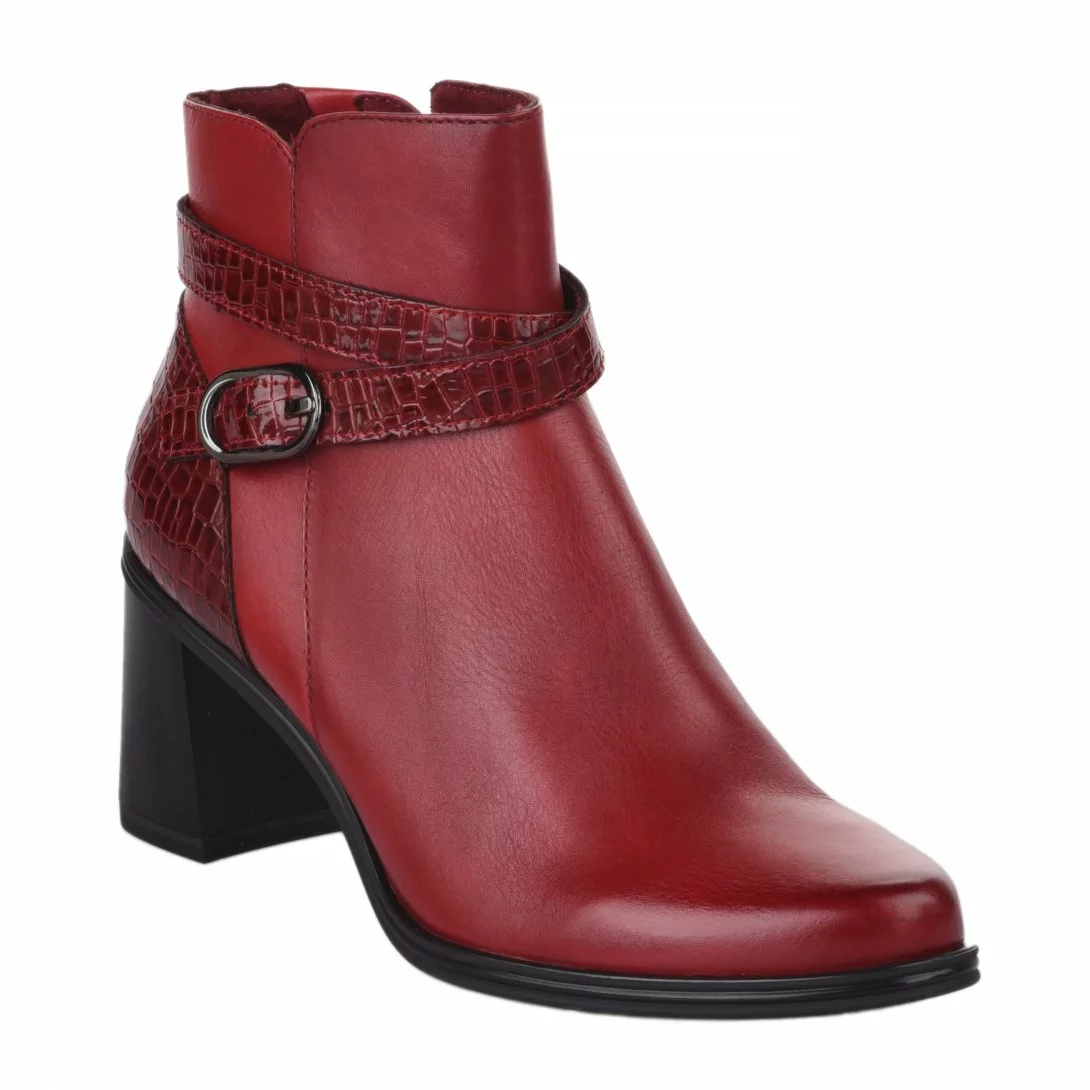 Boots Femme - TAMARIS - Rouge Rouge 4 Boots Femme - TAMARIS - Rouge Rouge – Image 2