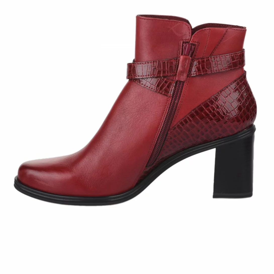 Boots Femme - TAMARIS - Rouge Rouge 5 Boots Femme - TAMARIS - Rouge Rouge – Image 3