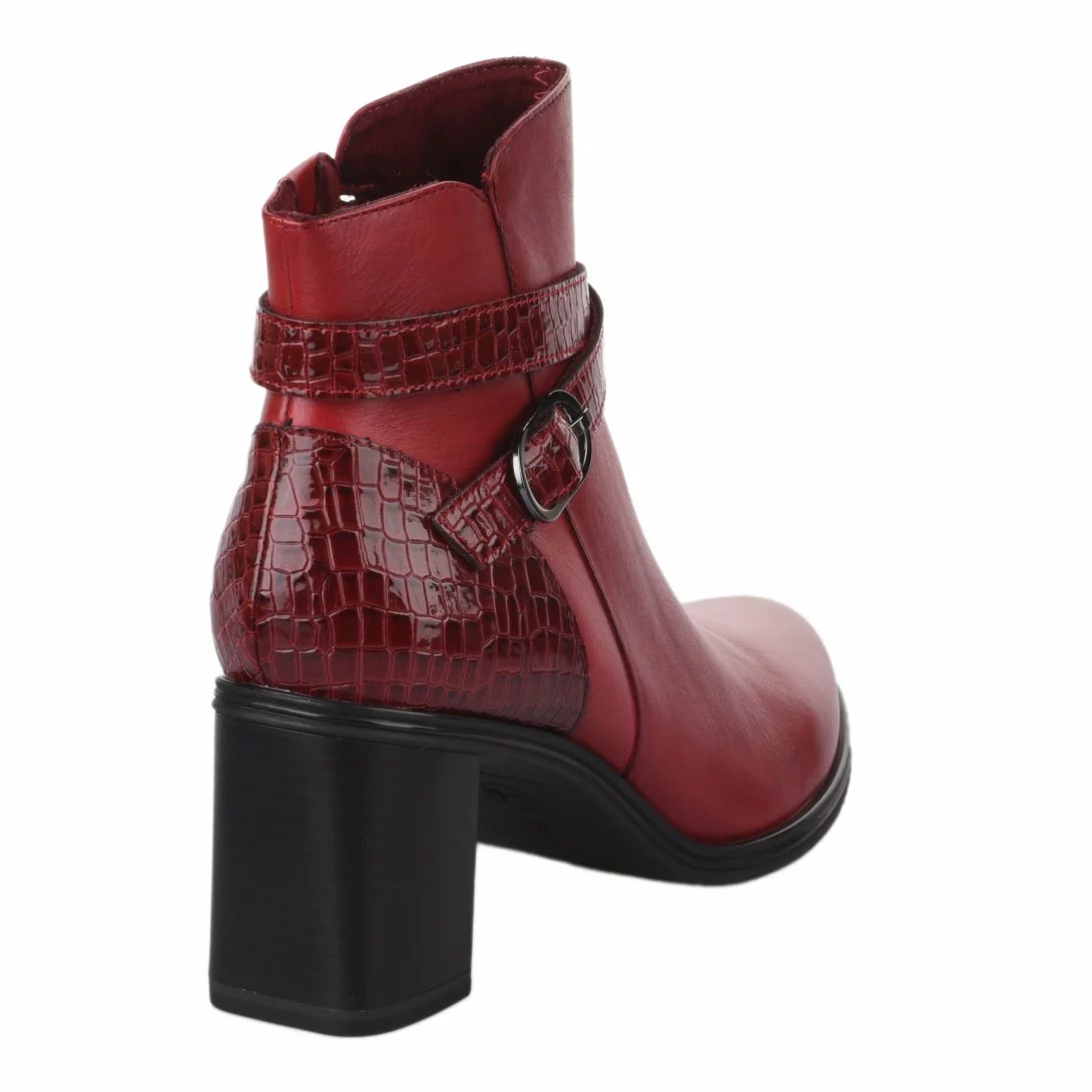 Boots Femme - TAMARIS - Rouge Rouge 6 Boots Femme - TAMARIS - Rouge Rouge – Image 4