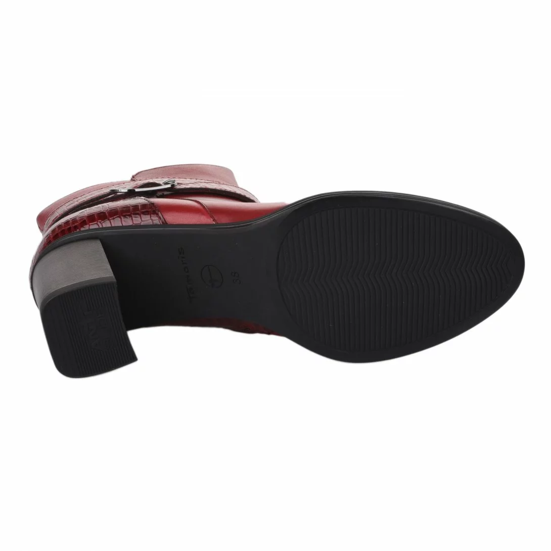 Boots Femme - TAMARIS - Rouge Rouge 8 Boots Femme - TAMARIS - Rouge Rouge – Image 6