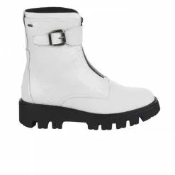 Boots Femme - GEO REINO - Blanc Verni Blanc