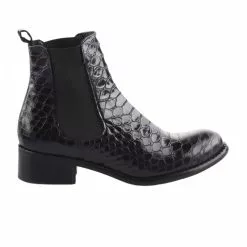 Boots Femme - REGARD - Bleu Verni Bleu