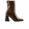 Boots Femme - MIGLIO BY CAMILLE CERF - Marron Verni Marron -Promos BOOTS Femme Boutique 79620 vignettes 1