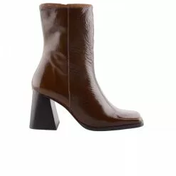 Boots Femme - MIGLIO BY CAMILLE CERF - Marron Verni Marron