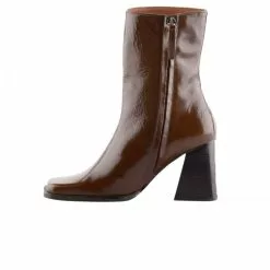 Boots Femme - MIGLIO BY CAMILLE CERF - Marron Verni Marron -Promos BOOTS Femme Boutique 79620 vignettes 3