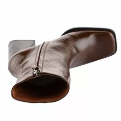 Boots Femme - MIGLIO BY CAMILLE CERF - Marron Verni Marron -Promos BOOTS Femme Boutique 79620 vignettes 5