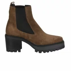Boots Femme - ALPE - Marron Fonce Marron