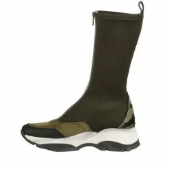 Boots Femme - HISPANITAS - Kaki Kaki -Promos BOOTS Femme Boutique 80144 vignettes 2