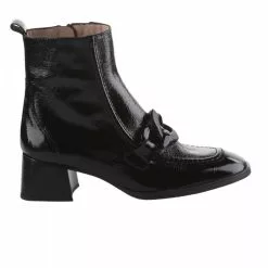 Boots Femme - HISPANITAS - Noir Verni Noir