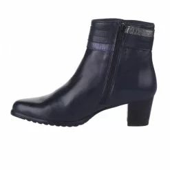 Boots Femme - MARTA - Bleu Marine Bleu 11 Boots Femme - MARTA - Bleu Marine Bleu -Promos BOOTS Femme Boutique 80196 vignettes 2