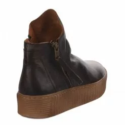 Boots Femme - MIGLIO - Marron Fonce Marron -Promos BOOTS Femme Boutique 80203 vignettes 3