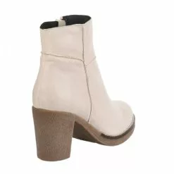 Boots Femme - MIGLIO - Blanc Blanc -Promos BOOTS Femme Boutique 80206 vignettes 3