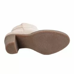 Boots Femme - MIGLIO - Blanc Blanc -Promos BOOTS Femme Boutique 80206 vignettes 5