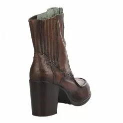 Boots Femme - FELMINI - Marron Fonce Marron -Promos BOOTS Femme Boutique 80223 vignettes 3