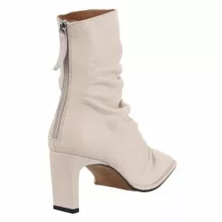 Boots Femme - MIGLIO BY CAMILLE CERF - Blanc Ivoire Blanc -Promos BOOTS Femme Boutique 80261 vignettes 4