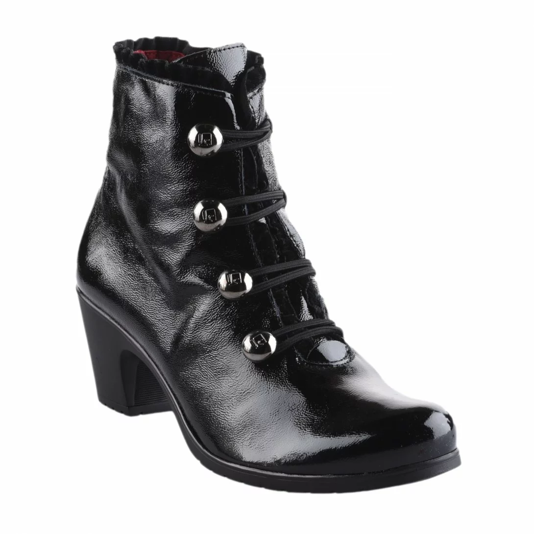 Boots Femme - JOSE SAENZ - Noir Verni Noir 4 Boots Femme - JOSE SAENZ - Noir Verni Noir – Image 2