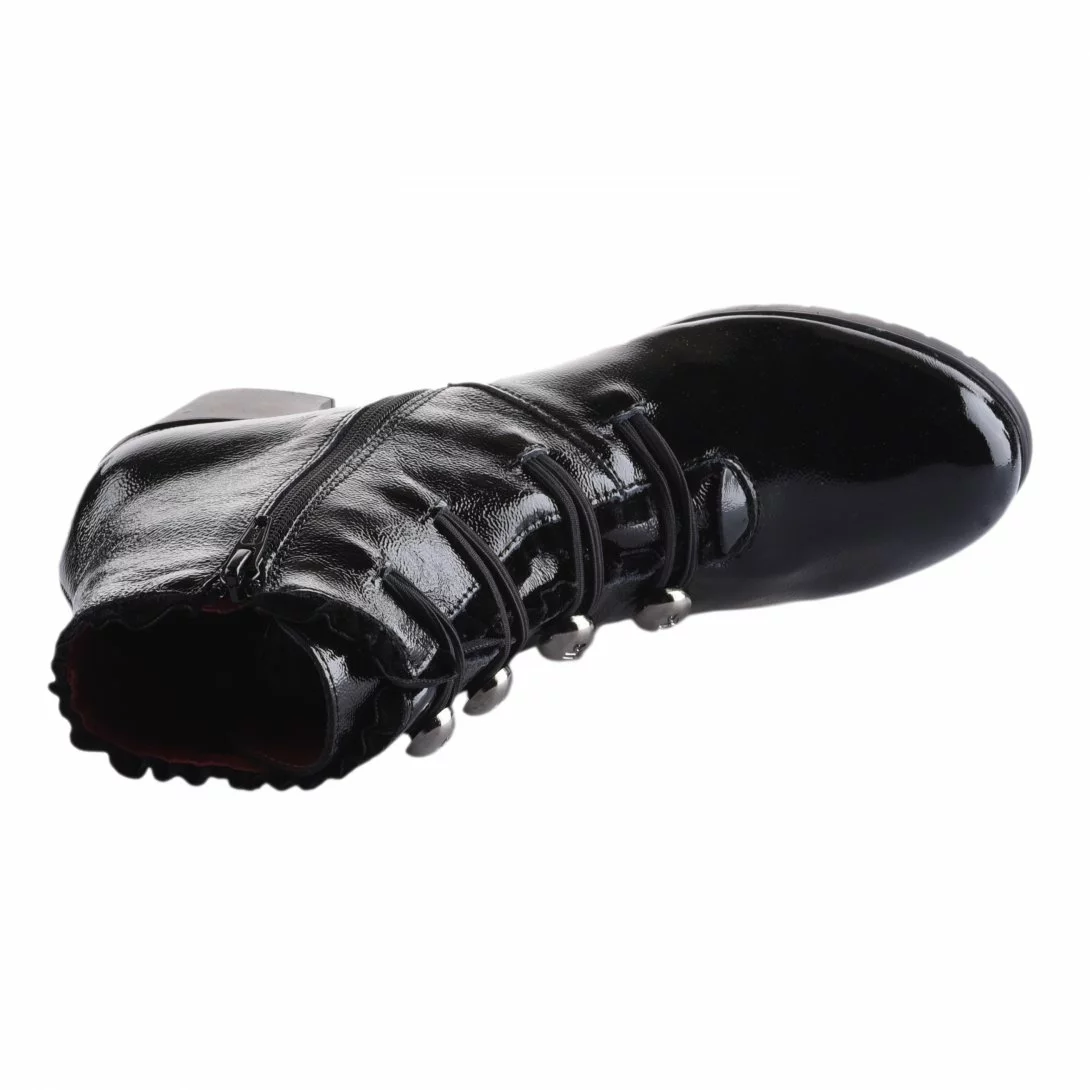 Boots Femme - JOSE SAENZ - Noir Verni Noir 7 Boots Femme - JOSE SAENZ - Noir Verni Noir – Image 5